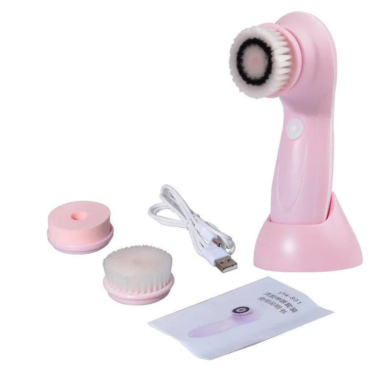 CharmMaxx 3-in-1 Electric Facial Cleansing Brush