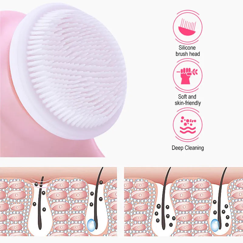 CharmMaxx 3-in-1 Electric Facial Cleansing Brush
