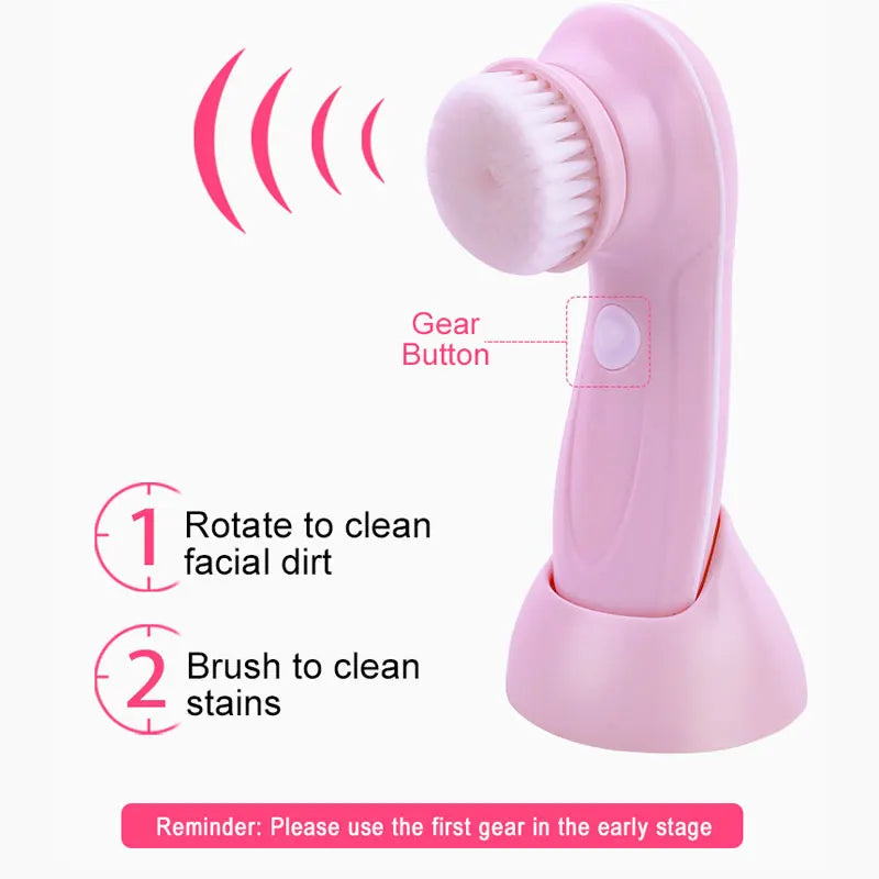 CharmMaxx 3-in-1 Electric Facial Cleansing Brush
